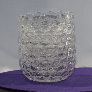 set of 5 vintage Fostoria American Clear pattern (2056) Nappy bowls, 4 1/2" wide